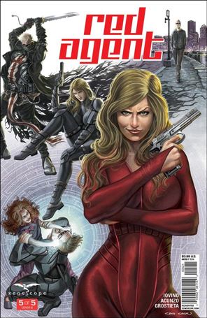 Red Agent issue 5-B Caio Cacau Cover