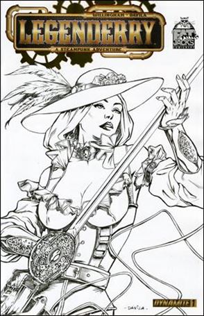 Legenderry: A Steampunk Adventure issue 1-M Sergio Davila Fat Jack's Comicrypt Sketch Cover