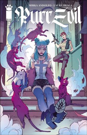 Purr Evil issue 2-D Romina Moranelli Cover