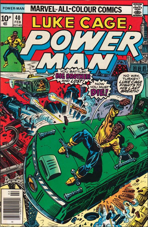 Power Man issue 40-B UK Price Cover