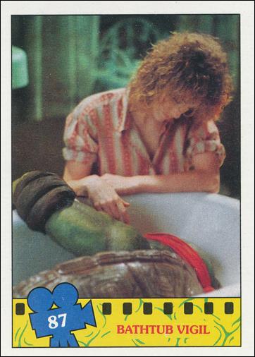 Teenage Mutant Ninja Turtles Movie (Base Set) card 87 Bathtub Vigil