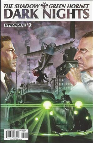 Shadow / Green Hornet: Dark Nights issue 2.00 Alex Ross Cover