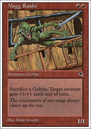Magic the Gathering: Anthologies (Base Set) card 46 Mogg Raider