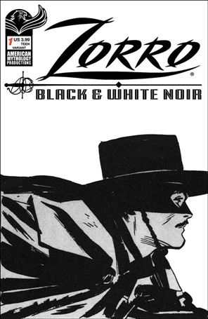 Zorro: Black & White Noir issue 1-B Alex Toth Cover