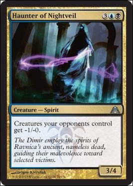 Magic the Gathering: Dragon's Maze (Base Set) card 76 Haunter of Nightveil