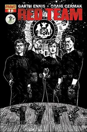 Red Team issue 1-F Howard Chaykin Emerald City Con Cover 1/200