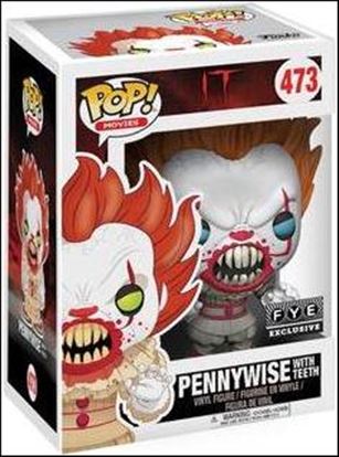 POP! Movies figure 473 Pennywise with Teeth (Blue Eyes) FYE Exclusive
