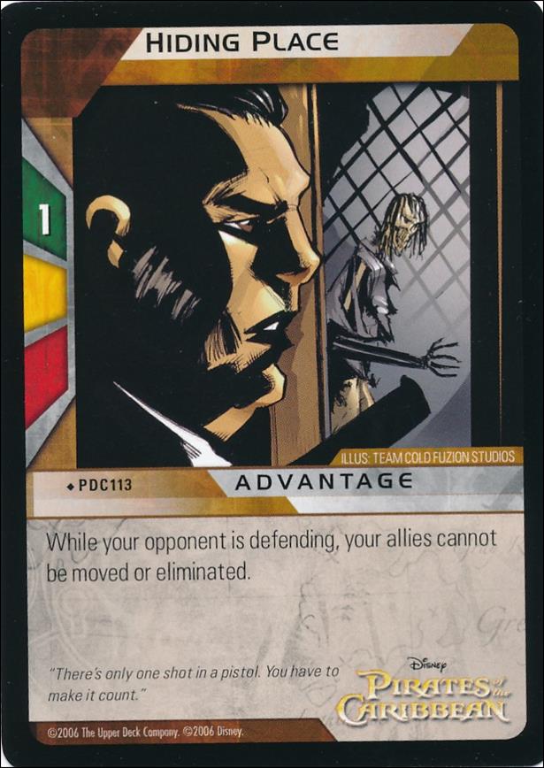 Pirates of the Caribbean - Dead Man's Chest (Base Set) card PDC113 Hiding Place
