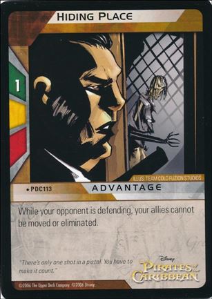Pirates of the Caribbean - Dead Man's Chest (Base Set) card PDC113 Hiding Place
