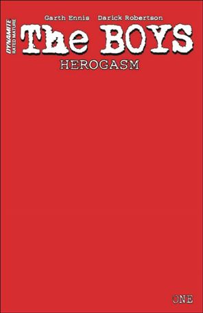 Boys: Herogasm issue 1-G Red Blank Authentix Cover