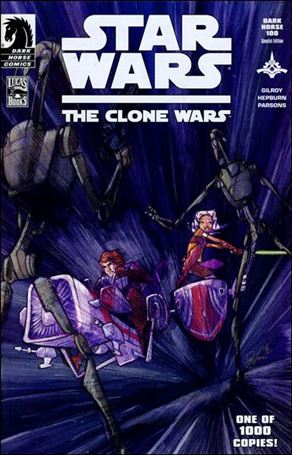 Star Wars: The Clone Wars issue 1-B Dark Horse 100 Cover 1/1000