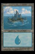 Magic the Gathering: Portal (Base Set) card 197-B Island
