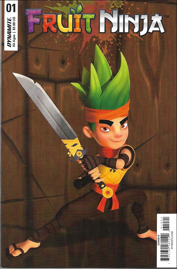 Fruit Ninja issue 1-B Game Art Cover