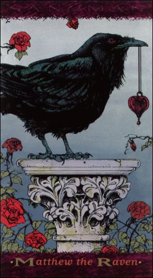 Sandman Trading Cards (Base Set) card 60 Matthew the Raven