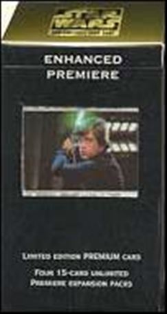 Star Wars: Enhanced Premiere card 1-F Sealed 