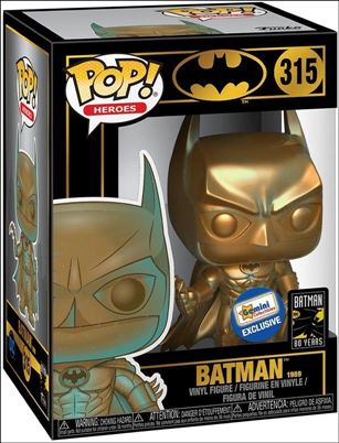 POP! Heroes figure 315 Batman 1989 (Patina) Gemini Exlucsive
