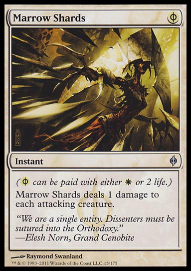 Magic the Gathering: New Phyrexia card 15 Marrow Shards