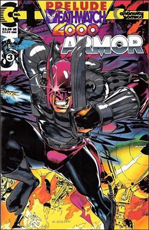 Armor (1993) issue 1-B Unbagged Wraparound Foil Cover