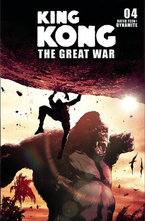 Kong: The Great War issue 4-B Butch Guice Cover