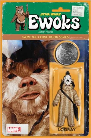 Star Wars: Ewoks (2024) issue 4-C John Tyler Christopher Action Figure Cover