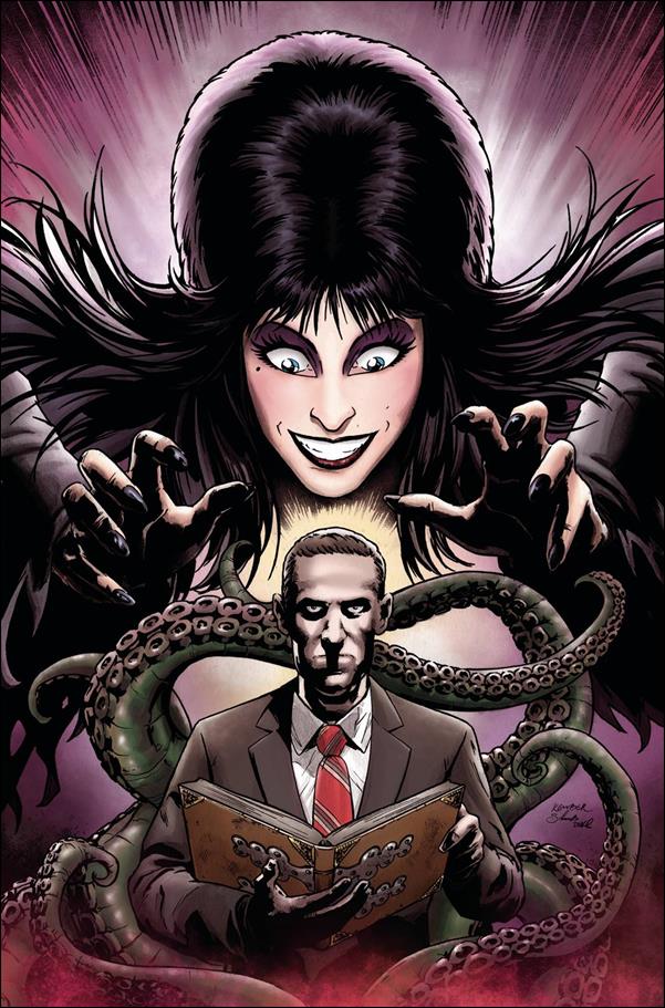 Elvira Meets H.P. Lovecraft issue 5-H Kewber Baal Virgin Cover
