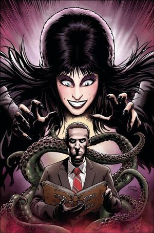 Elvira Meets H.P. Lovecraft issue 5-H Kewber Baal Virgin Cover