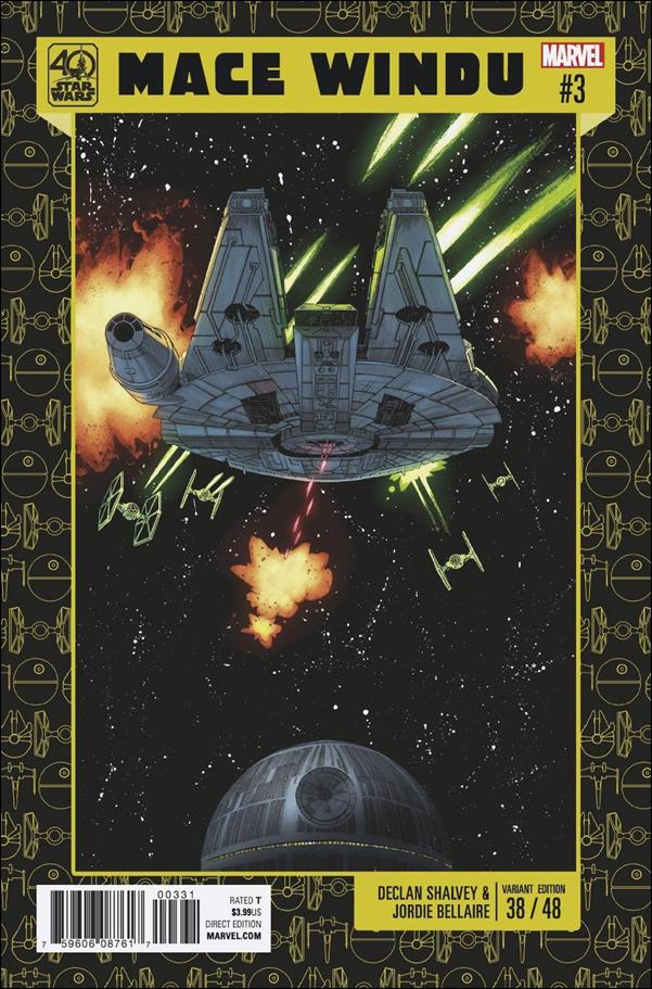 Star Wars: Mace Windu issue 3-B Declan Shalvey Star Wars 40th Anniversary Cover