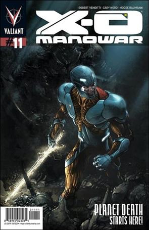 X-O Manowar (2012)  issue 11 Clayton Crain Cover