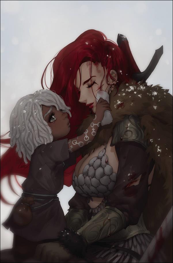 Red Sonja (2021) issue 5-L Leirix Li Virgin Cover
