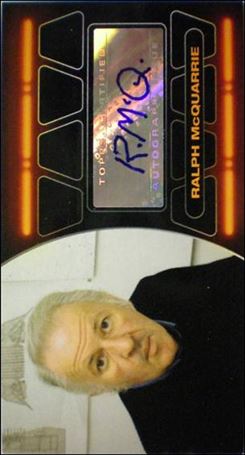 Empire Strikes Back 3D Widevision (Autograph Subset) card nn-RMQ Ralph McQuarrie (Concept Artist)