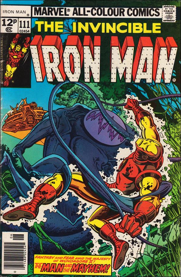 Iron Man (1968) issue 111-B UK Price Cover