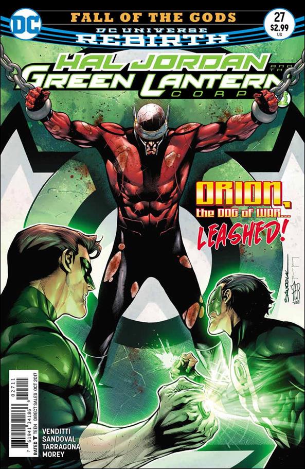 Hal Jordan and the Green Lantern Corps issue 27 Rafa Sandoval Cover