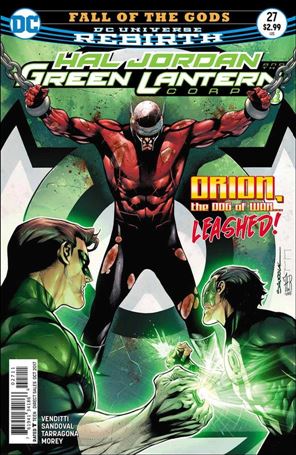 Hal Jordan and the Green Lantern Corps issue 27 Rafa Sandoval Cover