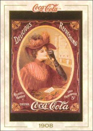 Coca-Cola Collection Series 1 (Base Set) card 12 Poster (1908)