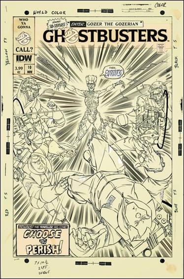 Ghostbusters (2013) issue 10-C Dan Schoening 1:10 Artist's Edition Cover