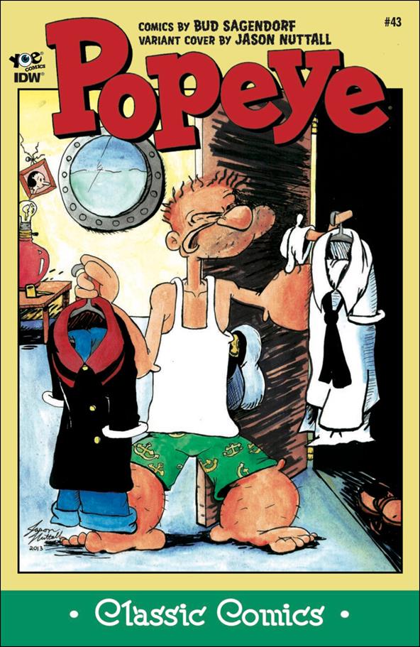 Classic Popeye issue 43-B Jason Nuttall 1:10 Cover
