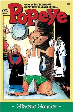 Classic Popeye issue 43-B Jason Nuttall 1:10 Cover