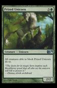Magic the Gathering: 2010 Core Set (Base Set) card 199 Prized Unicorn