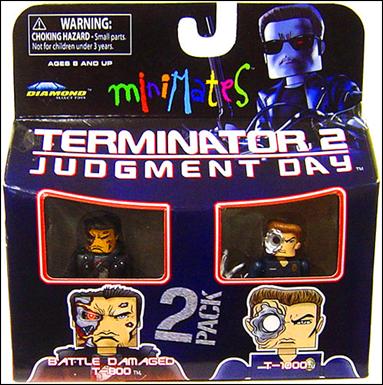 Terminator 2: Judgement Day Minimates figure 1 Battle Damaged T-800 and T-1000