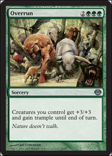 Magic the Gathering: Duel Decks: Garruk vs. Liliana (Base Set) card 24 Overrun