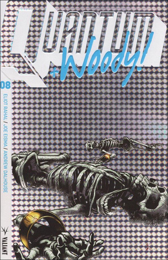 Quantum & Woody (2017) issue 8-B Geoff Shaw "Extreme Ultra-Foil" Cover