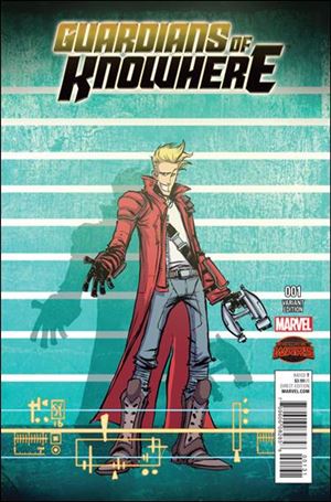 Guardians of Knowhere issue 1-D Skottie Young Star-Lord Cover