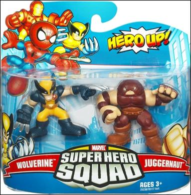 Marvel Super Hero Squad figure 79 Wolverine and Juggernaut