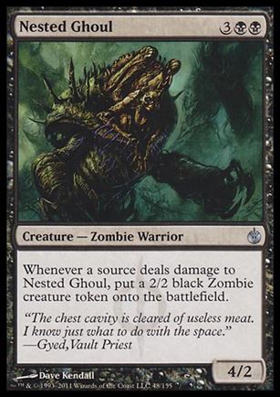 Magic the Gathering: Mirrodin Besieged (Base Set) card 48 Nested Ghoul