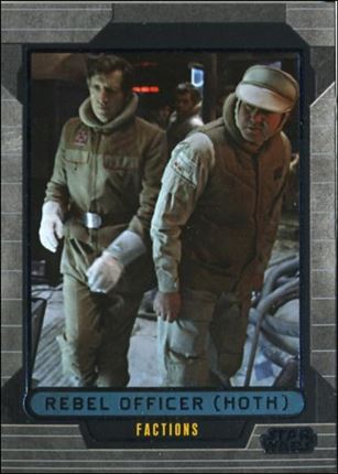 Star Wars Galactic Files (Base Set) card 340 Rebel Officer (Hoth)