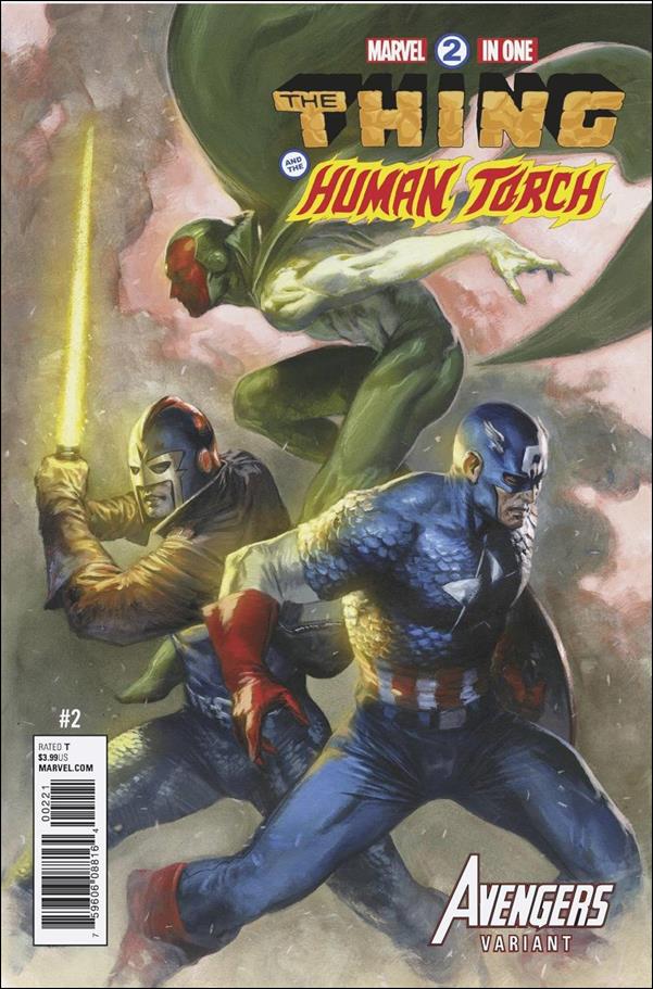 Marvel 2-In-One issue 2-B Gabriele Dell'Otto Avengers Cover