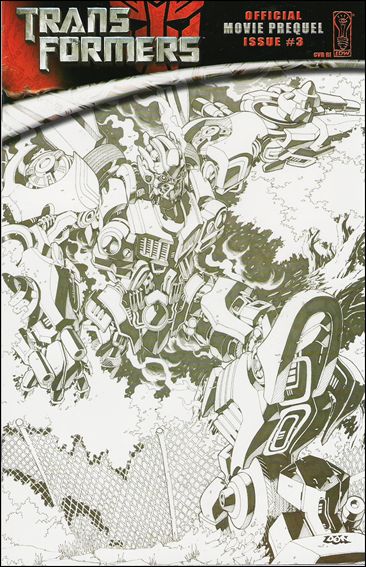 Transformers: Movie Prequel issue 3-C Incentive Sketch Cover