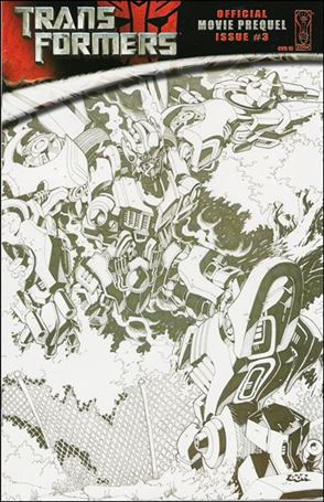 Transformers: Movie Prequel issue 3-C Incentive Sketch Cover