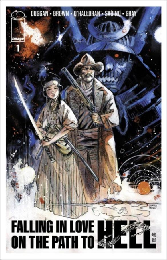 Falling in Love on the Path to Hell issue 1-B Garry Brown Promo Ashcan Cover