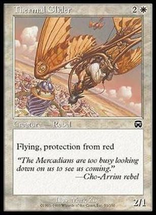 Magic the Gathering: Mercadian Masques (Base Set) card 53 Thermal Glider